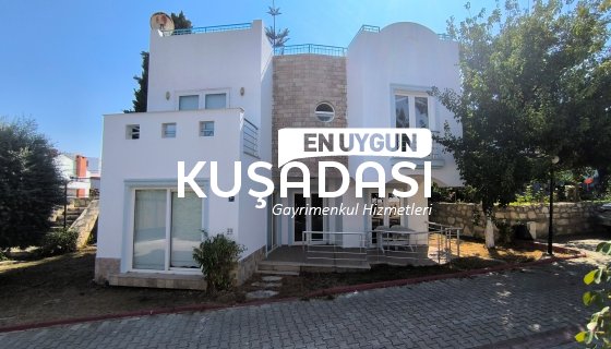 KUŞADASI NOTESTİK PLAJINA YAKIN SATILIK 3+1 BAHÇELİ VİLLA