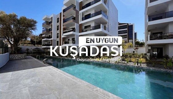 KUŞADASI OTOGAR MEVKİİ SATILIK SIFIR HAVUZLU SİTEDE 3+1 DAİRE 